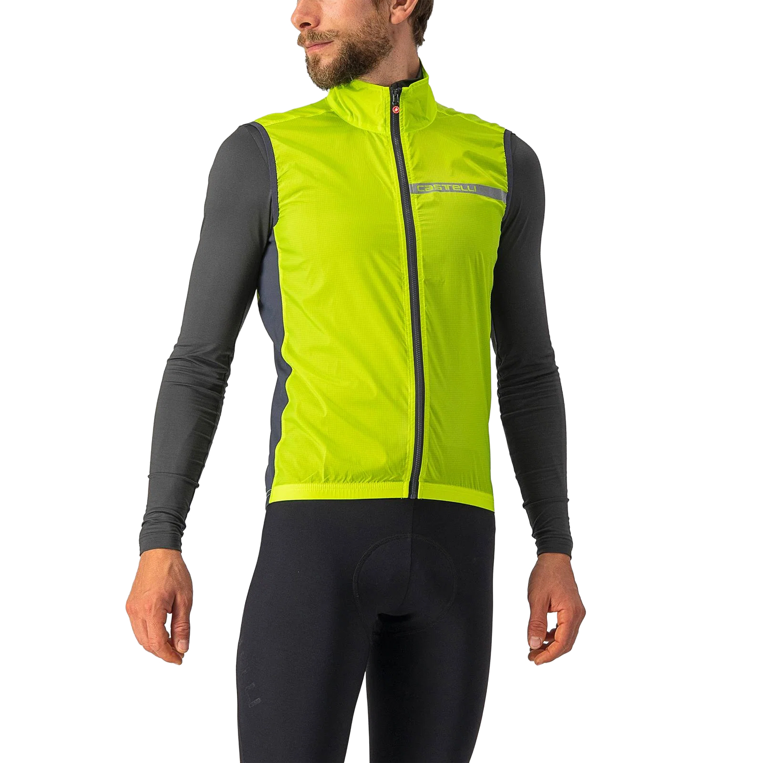 Castelli_Squadra_Stretch_Vest_Lime_1