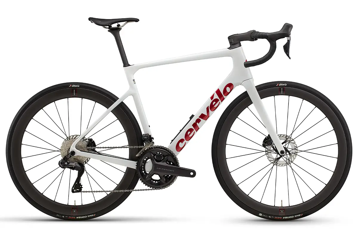 Cervelo Caledonia-5 Ultegra Di2 2026 - 48cm - White (Vanilla/Cherry) - Wheelbase | Price Match, FREE Postage over £50, Sale Section, Cycle To Work, 0% Finance.