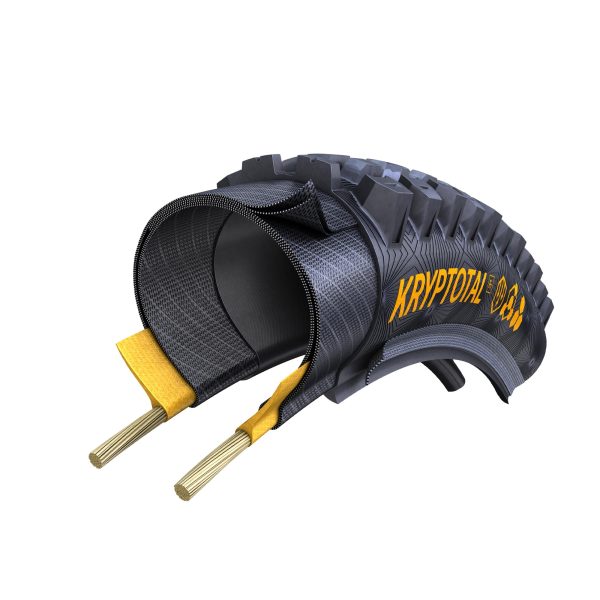 Continental Kryptotal Rear Downhill Tyre : Soft Compound : Black/Black : 29 x 2.4