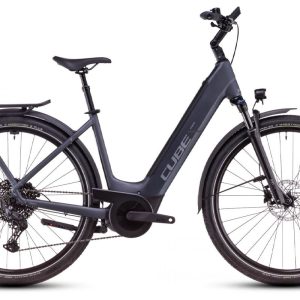 Cube Touring Hybrid Pro 625 Easy Entry 2025 | Metallic Grey