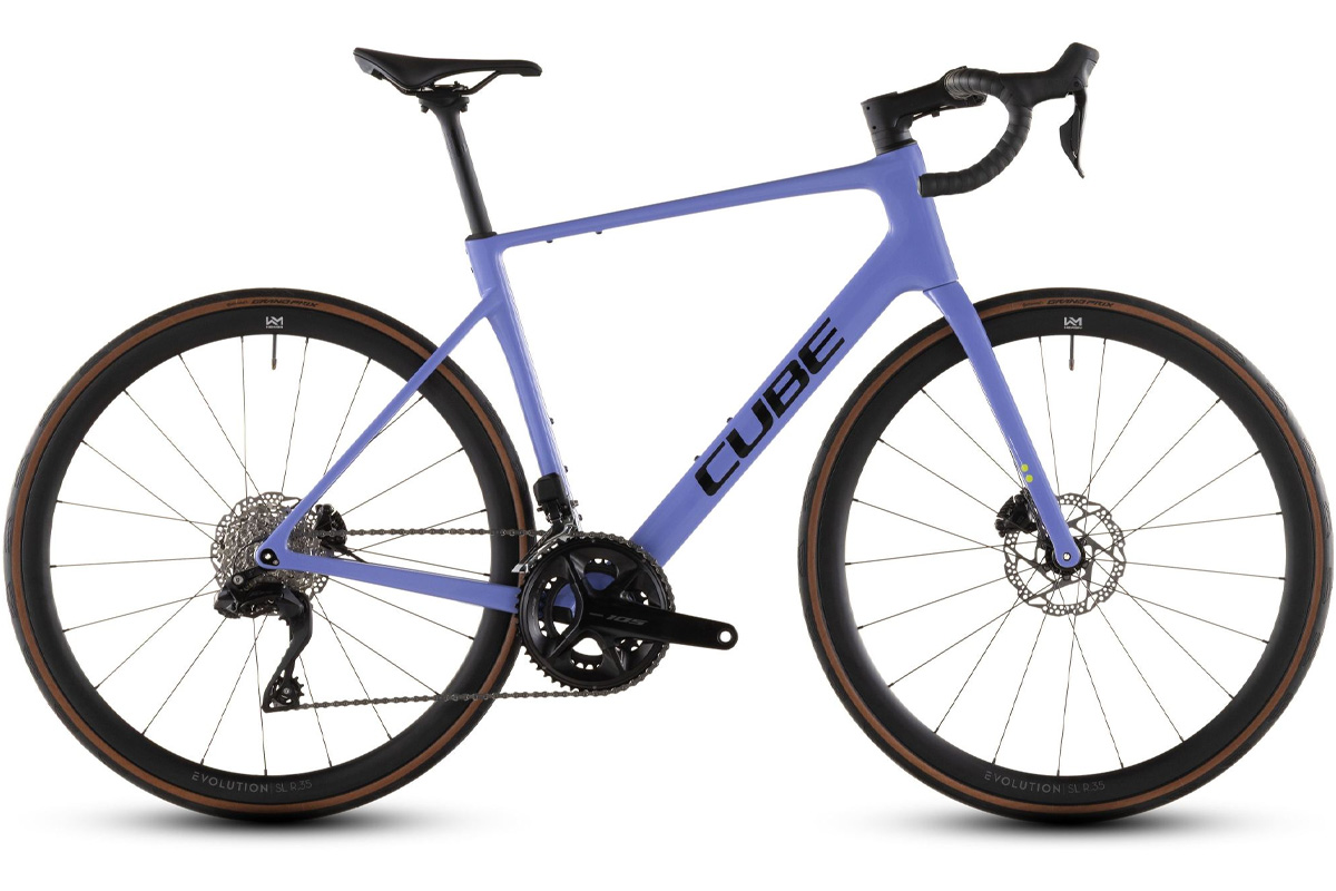 Cube Attain C:62 SLX 2026 - Endurance Road Bike - 47cm - Purple (Lucidlilac/Black) - Wheelbase | Price Match, FREE Postage over £50, Sale Section, Cycle To Work, 0% Finance.