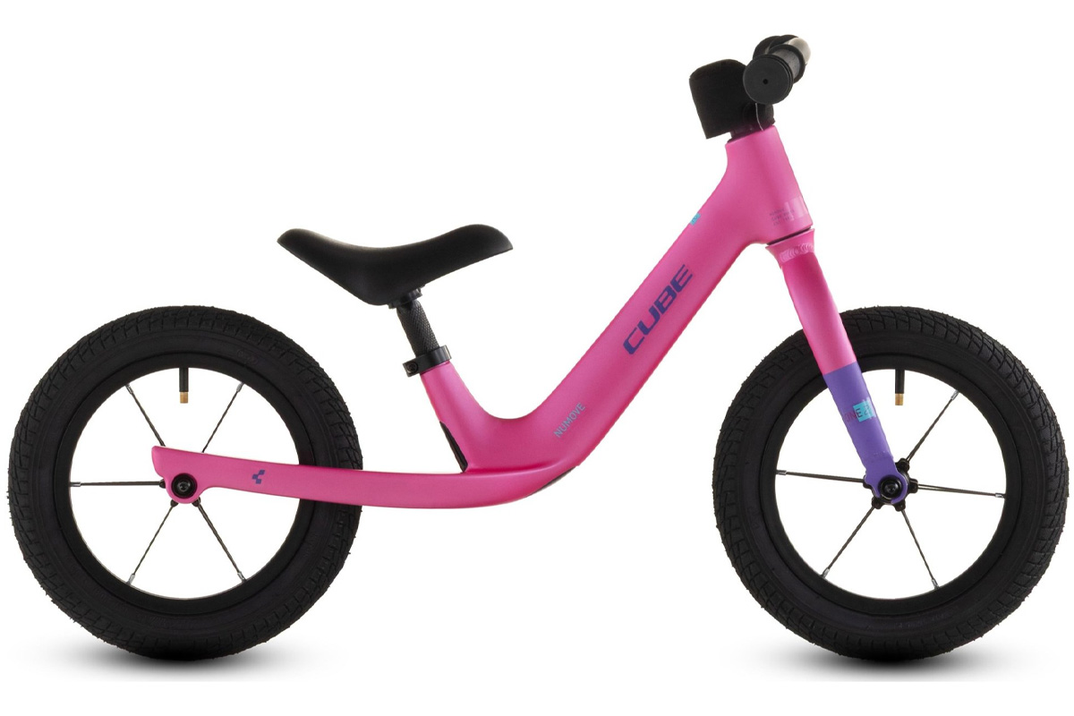 Cube Numove 120 2026 - Kids Balance Bike - Unisize - Pink (Fucsia/Plum) - Wheelbase | Price Match, FREE Postage over £50, Sale Section, Cycle To Work, 0% Finance.