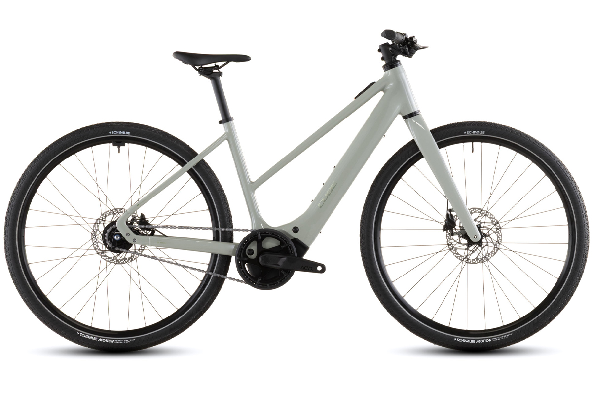 Cube Editor Hybrid SLX 400X 2026 - Trapeze - Hybrid Bike - T54cm - White (Reedbeige/Chrome) - Wheelbase | Price Match, FREE Postage over £50, Sale Section, Cycle To Work, 0% Finance.