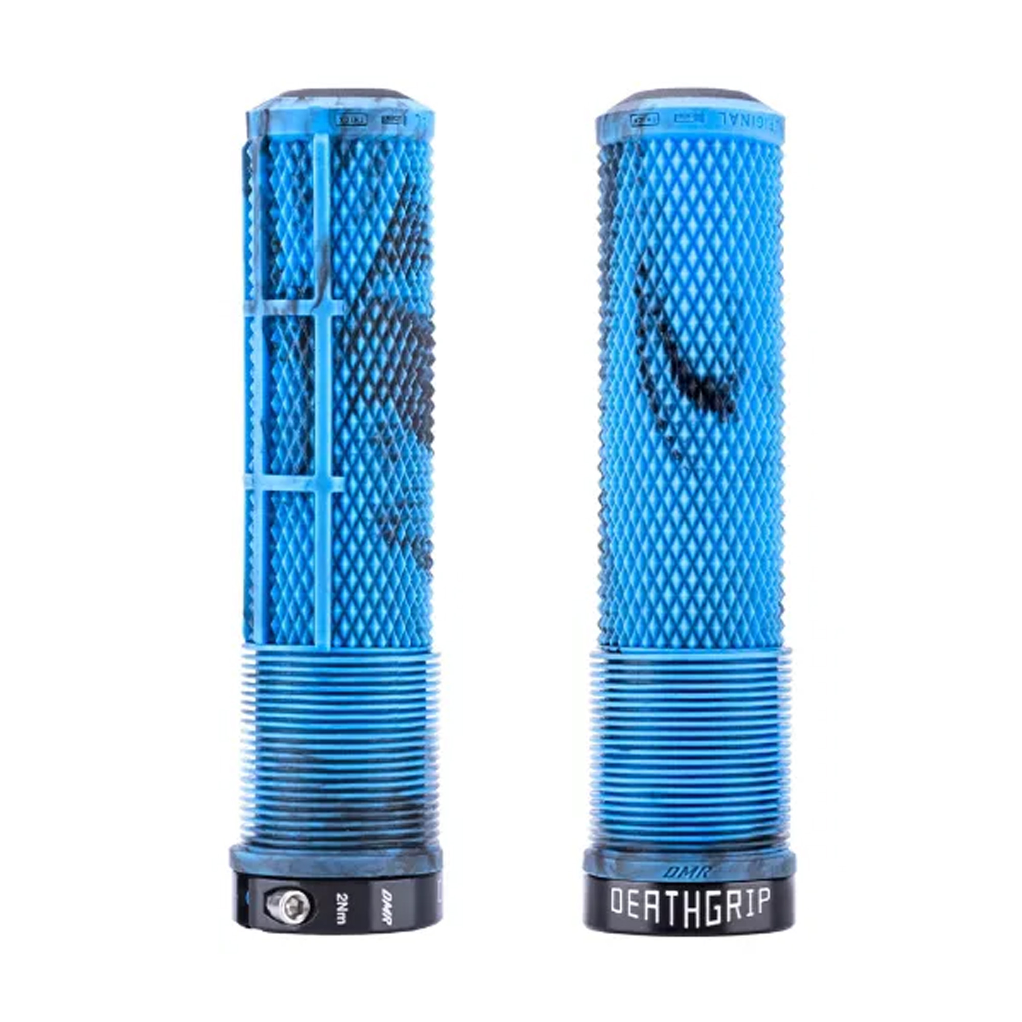 DMR DeathGrip2 Handlebar Grips - Thin, Blue Marble - Wheelbase | Price Match, FREE Postage over £50, Sale Section, Cycle To Work, 0% Finance.