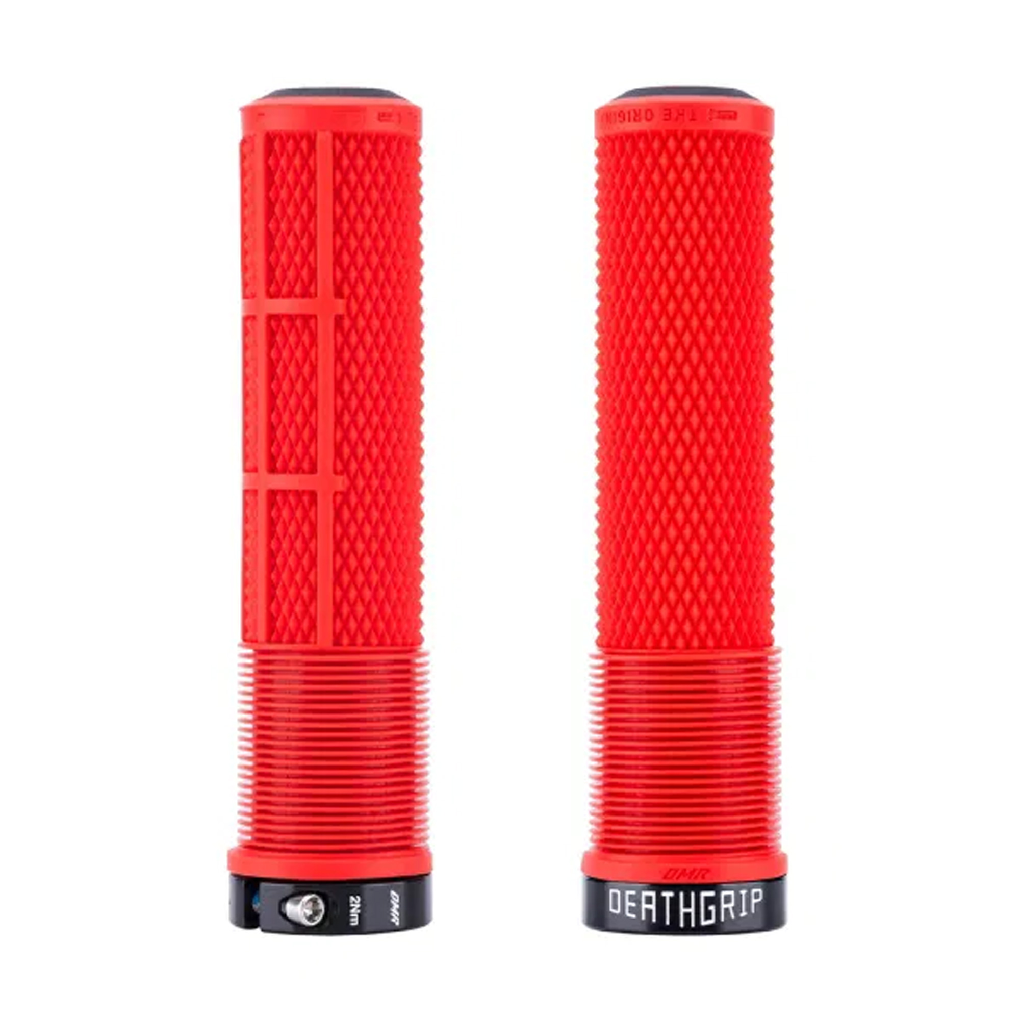 DMR DeathGrip2 Handlebar Grips - Thin, Red - Wheelbase | Price Match, FREE Postage over £50, Sale Section, Cycle To Work, 0% Finance.