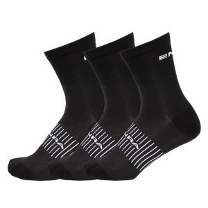 Endura Coolmax Race | 3 Pack | Black