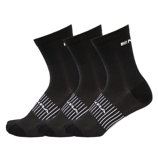 Endura Coolmax Race (3-Pk) Sock : BK : S-M