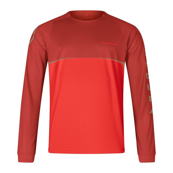 Endura Core Printed L/S Tee : FRD : S