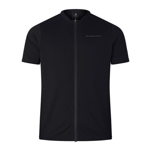 Endura Loop S/S Zipped Jersey : BK : S