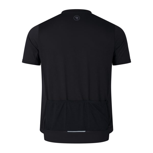 Endura Loop S/S Zipped Jersey : BK : S