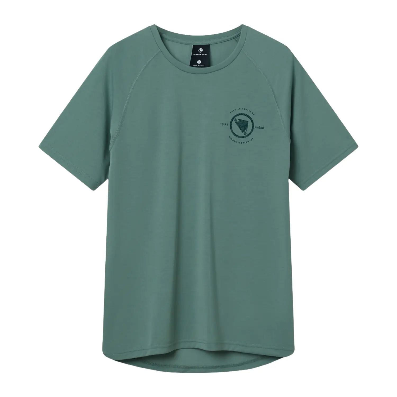 Endura Loop Short Sleeve Tech Tee - L, Sage Green - Wheelbase | Price Match, FREE Postage over £50, Sale Section, Cycle To Work, 0% Finance.