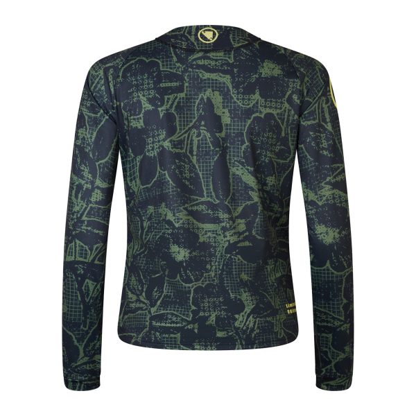 Endura W Floral Ltd  L/S Tee : BK : XS