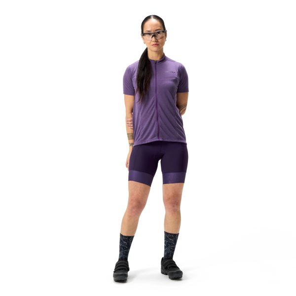 Endura W Loop S/S Zipped Jersey : HTR : XS