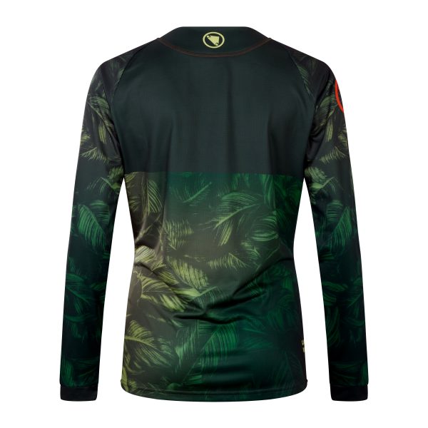 Endura Womens Tropical L/S Tee LTD : Ghillie Green : XS