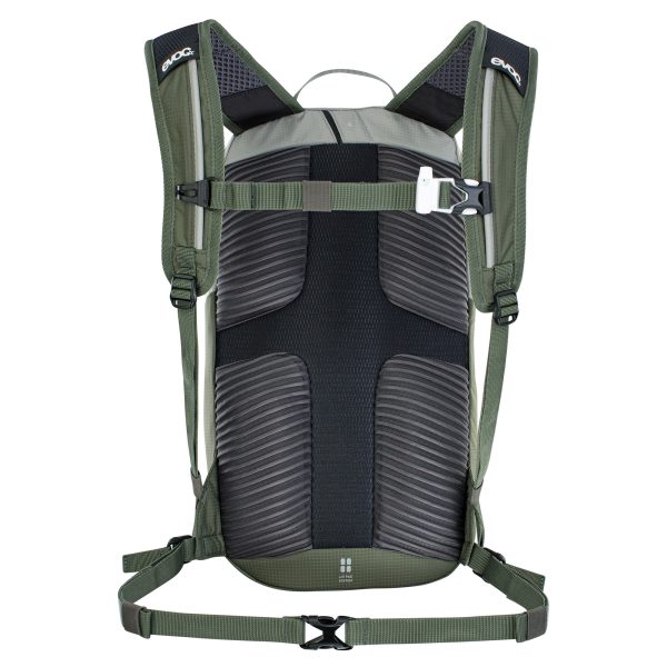 EVOC Ride Performance Backpack 8L + 2L Bladder : STONE/DARK OLIVE ONE SIZE