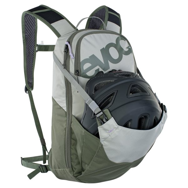 EVOC Ride Performance Backpack 8L + 2L Bladder : STONE/DARK OLIVE ONE SIZE