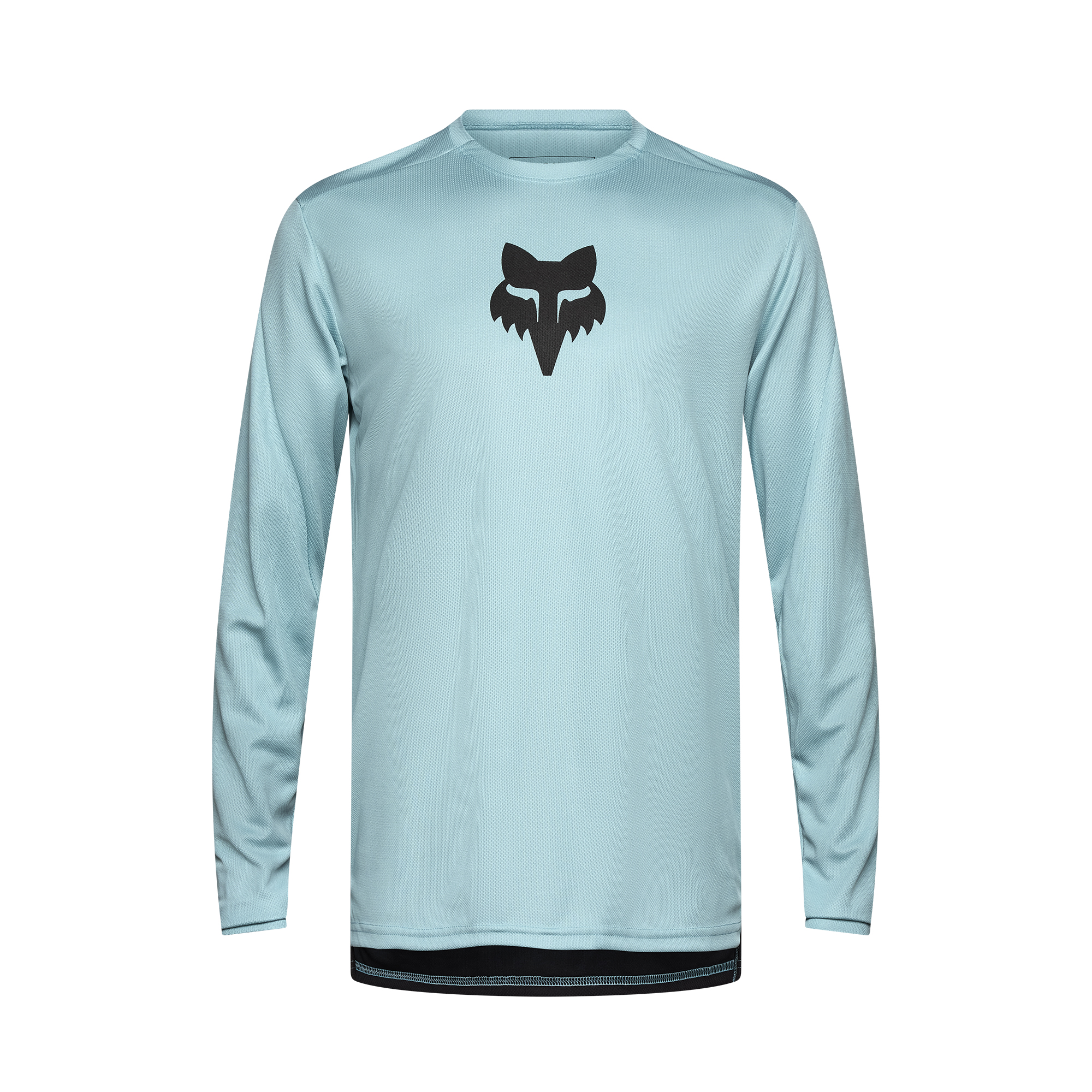 Fox Ranger Long Sleeve Fox Head MTB Jersey | Vintage Wash Blue