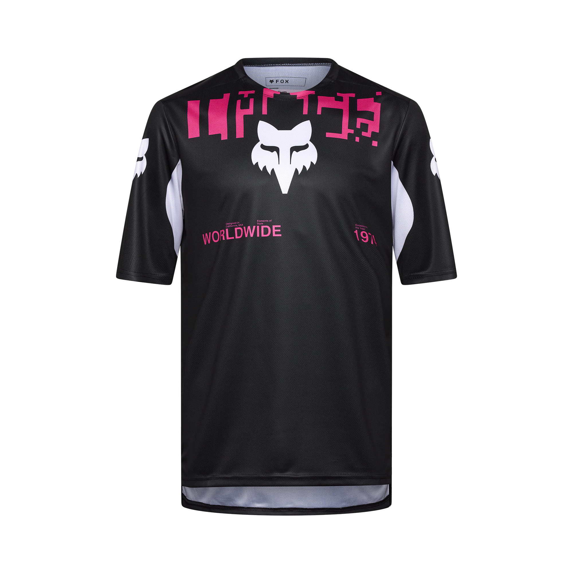 Fox Ranger Short Sleeve Digi Image MTB Jersey | Black