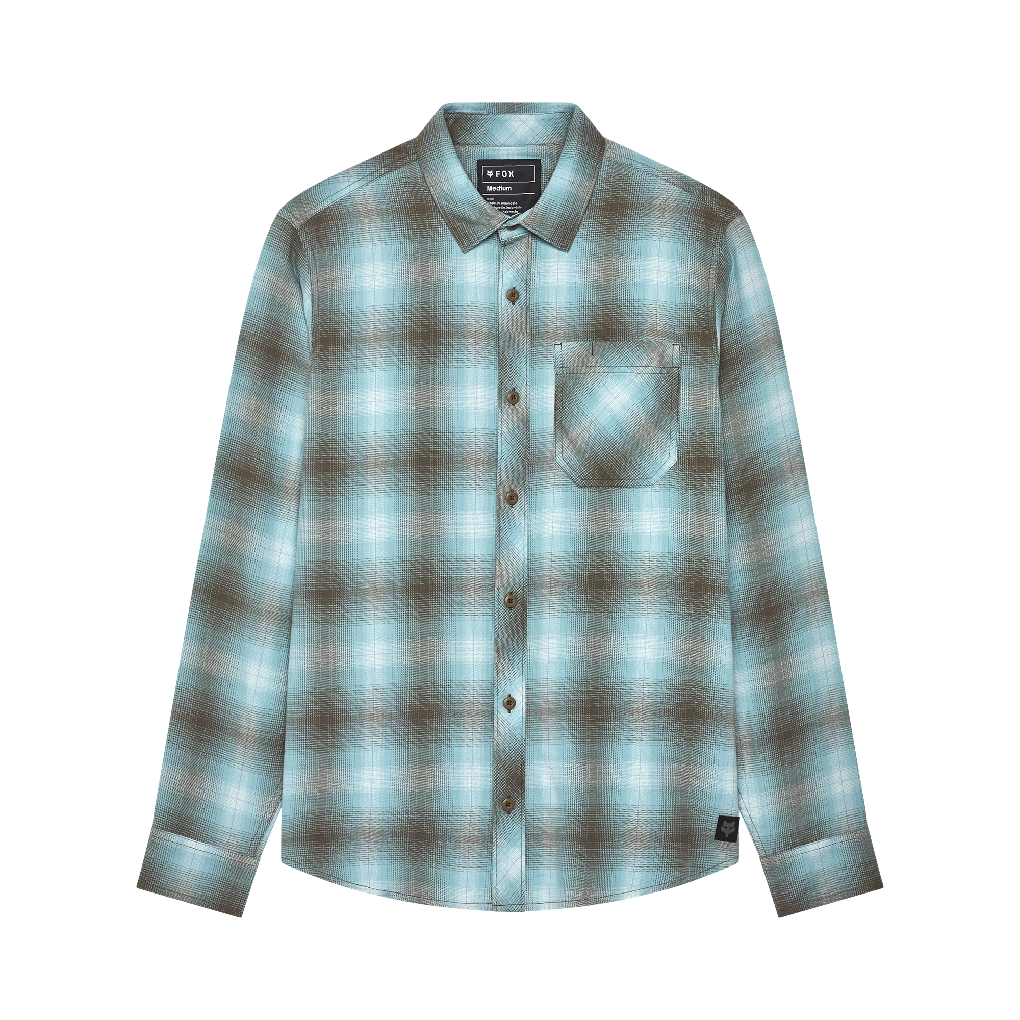 Fox Roost Camicia In Flannel Uomo - Colore Verde Smeraldo, Taglia M