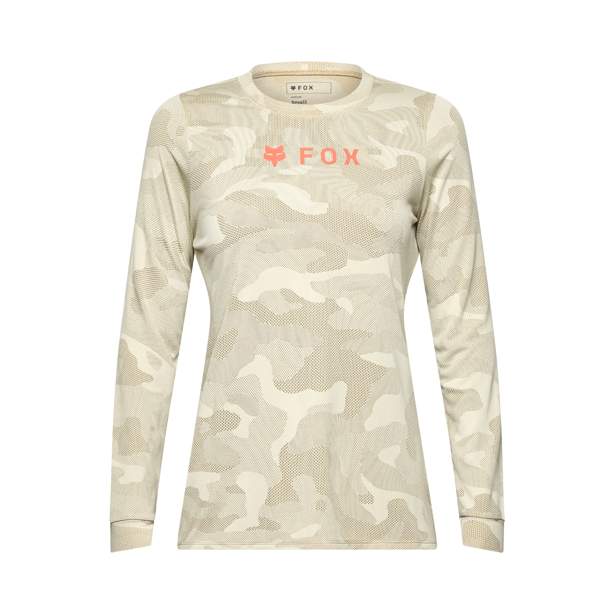 Fox Womens Ranger Tru Dri Long Sleeve MTB Jersey | Cream