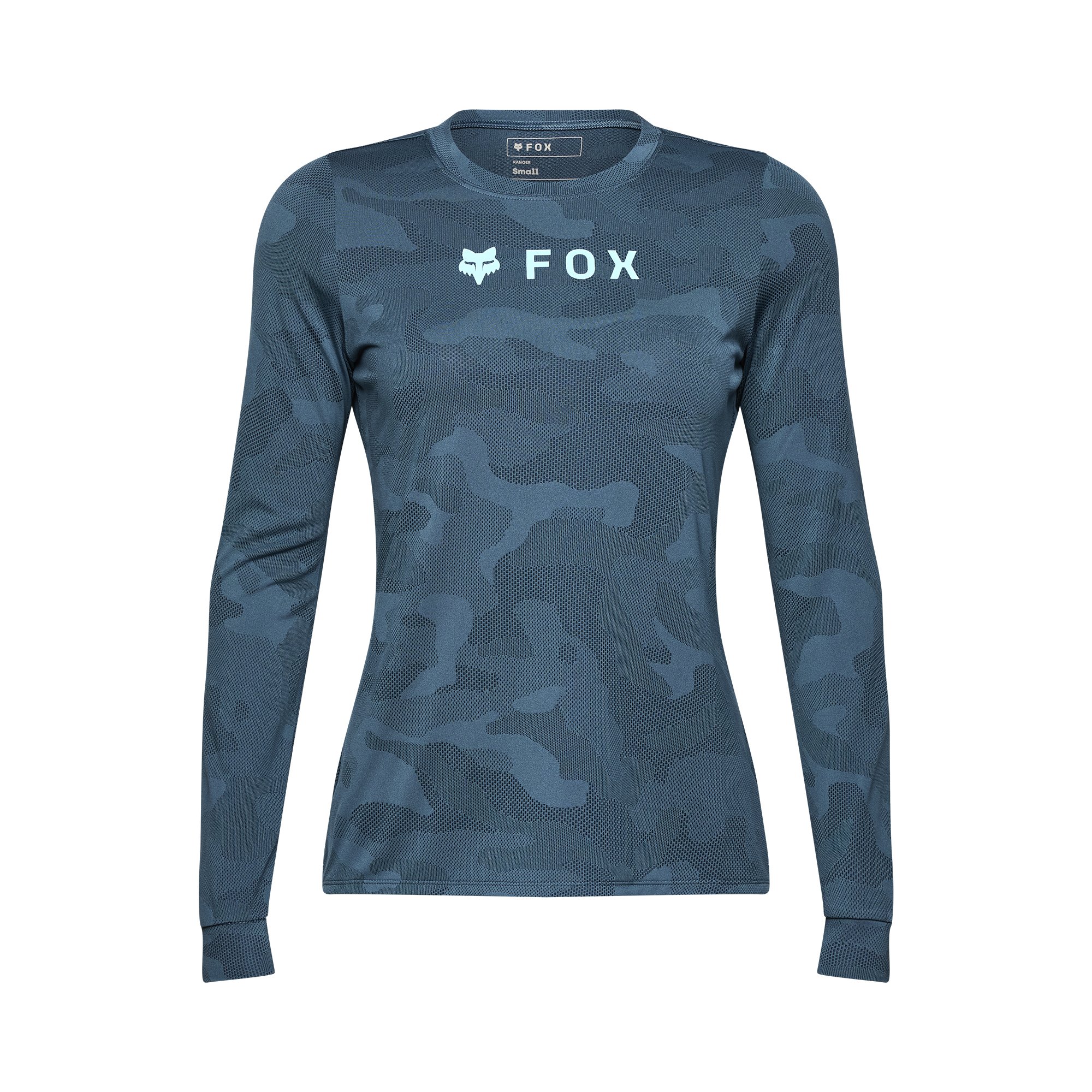 Fox Womens Ranger Tru Dri Long Sleeve MTB Jersey | Dark Vintage Blue