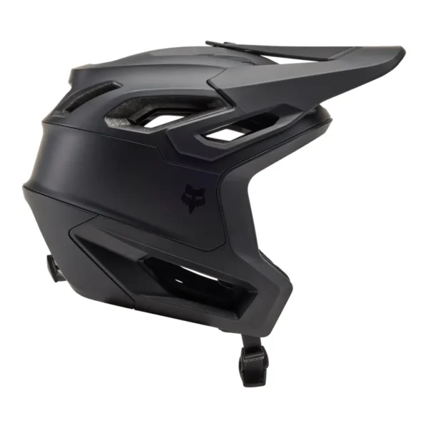 Fox_Dropframe_Pro_Matte_Black_MTB_Helmet_Black_1
