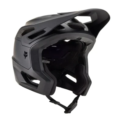 Fox_Dropframe_Pro_Matte_Black_MTB_Helmet_Black_3