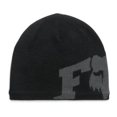 Fox_F_Head_X_Jacquard_Beanie_Black_1