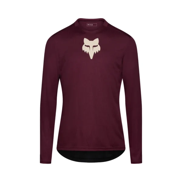 Fox_Ranger_Fox_Head_Long_Sleeve_MTB_Jersey_Dark_Maroon_1