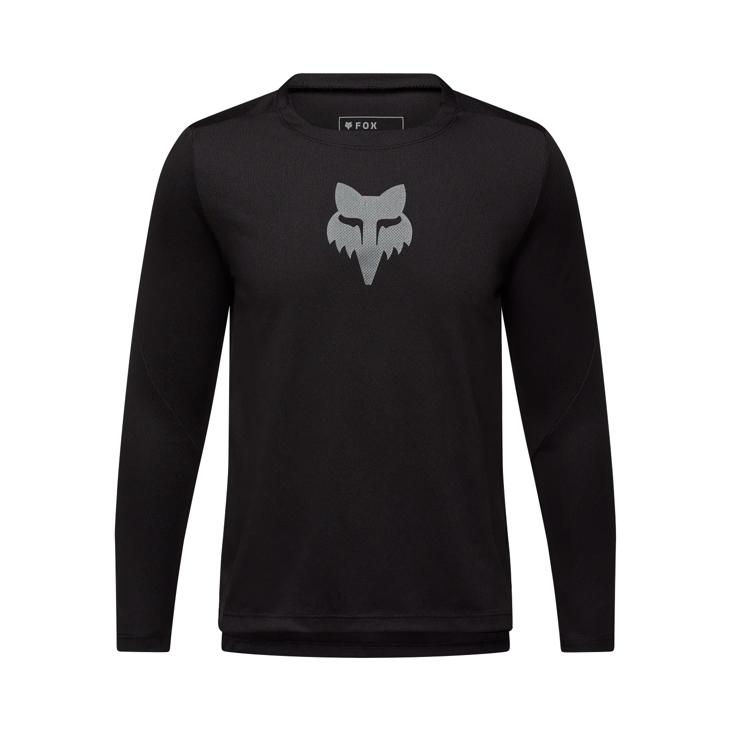 Fox Youth Ranger Long Sleeve Fox Head Jersey - YS, Black - Wheelbase | Price Match, FREE Postage over £50, Sale Section, Cycle To Work, 0% Finance.