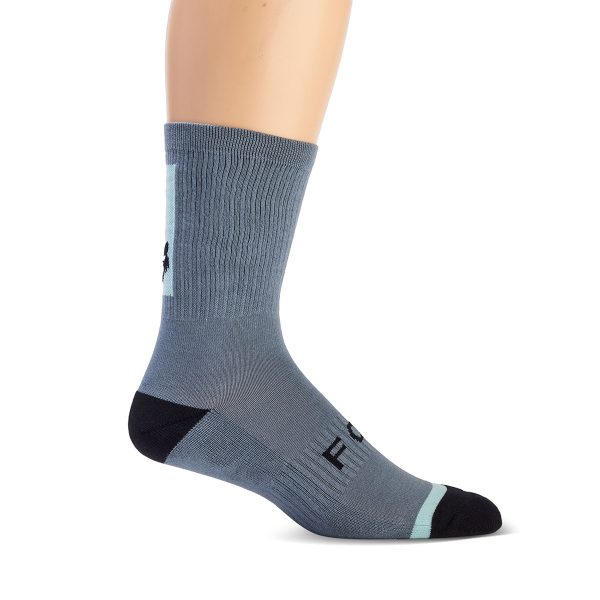Fox 8" Defend Sock : Black : L/XL