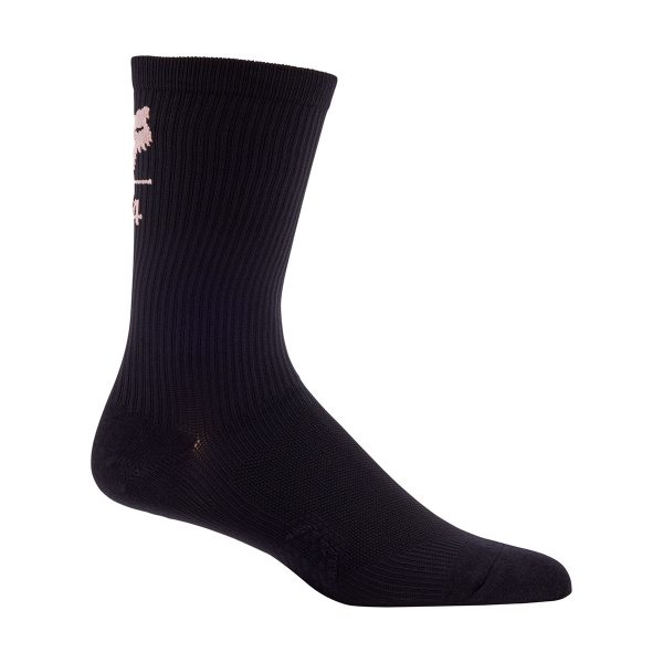 Fox 8" Ranger Sock FOX74 : Blk/Pnk : L/XL