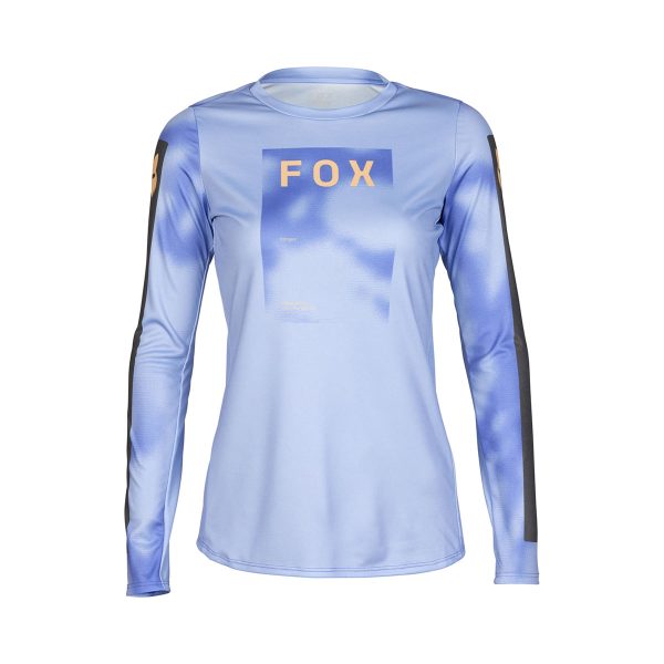 Fox Womens Ranger LS Jersey Taunt : Gunmetal : L