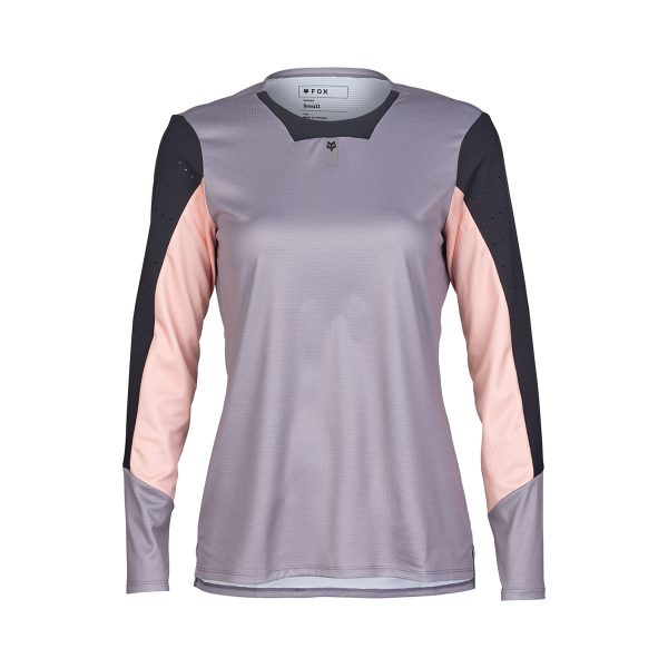 Fox Womens Defend LS Jersey : Stone : L