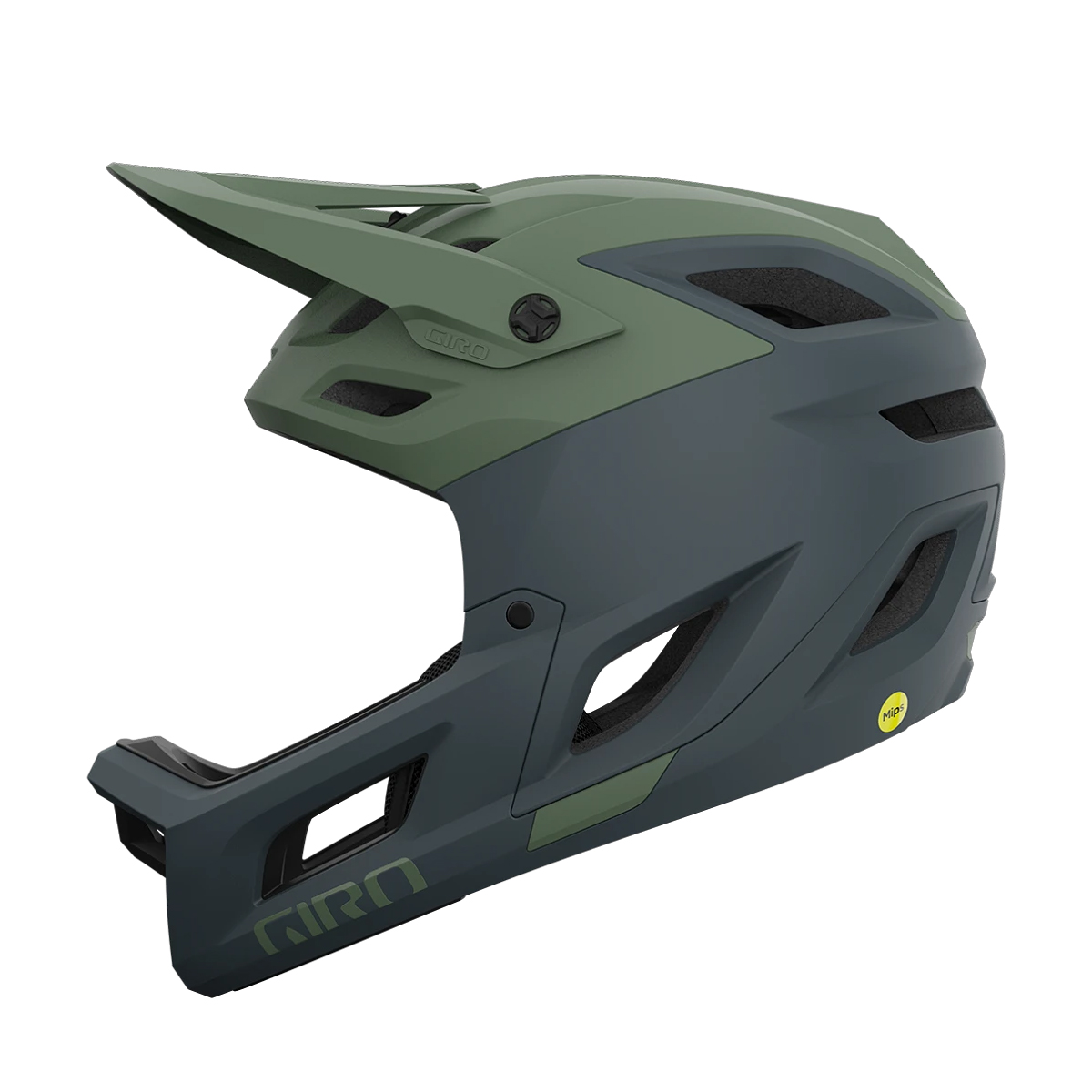 Giro_Coalition_Full_Face_MTB_Helmet_Green_Grey_2
