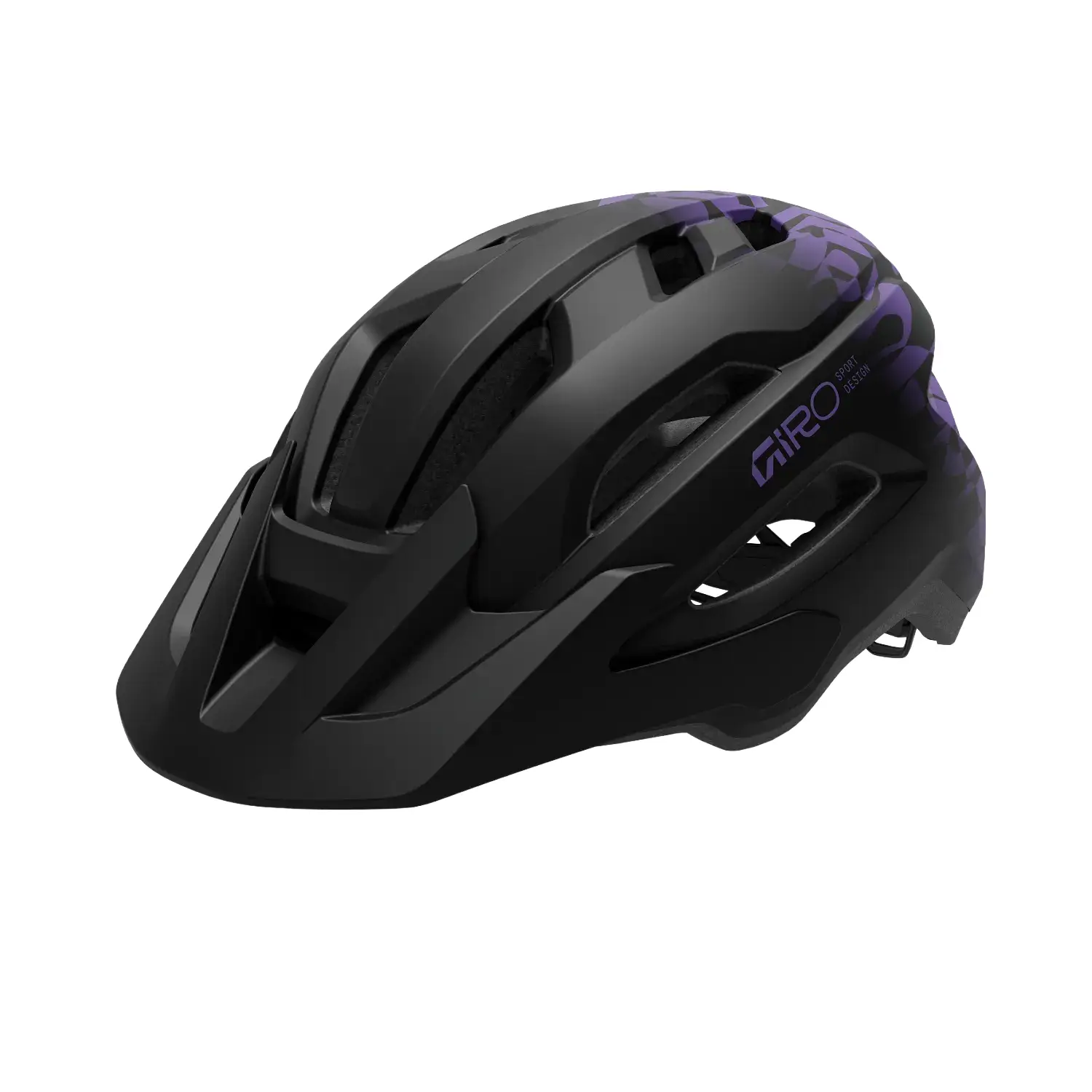 Giro Fixture II Helmet - Universal Adult, Matte Black/Purple Rush - Wheelbase | Price Match, FREE Postage over £50, Sale Section, Cycle To Work, 0% Finance.
