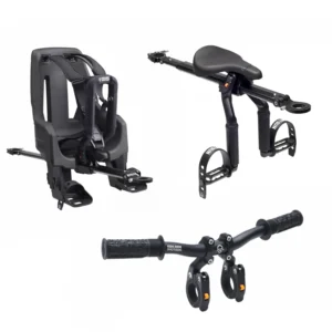 Kids Ride Shotgun Pro EVO 2-in-1 Child Bike Seat + Handlebars