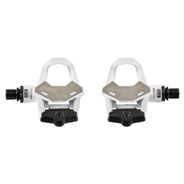 Look Keo 2 Max Pedals With Keo Grip Cleat: White