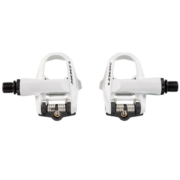 Look Keo 2 Max Pedals With Keo Grip Cleat: White