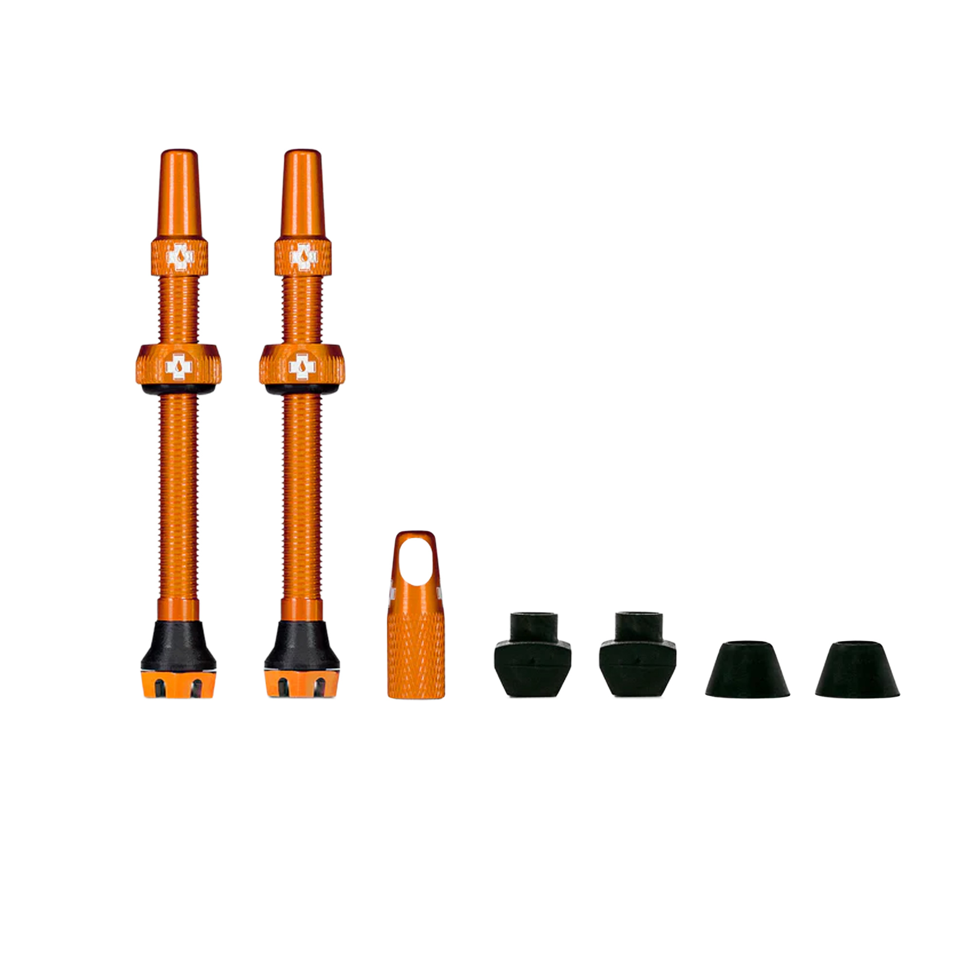 Muc-Off Tubeless Valves V2 - 44mm - 44mm, Orange - Wheelbase | Price Match, FREE Postage over £50, Sale Section, Cycle To Work, 0% Finance.