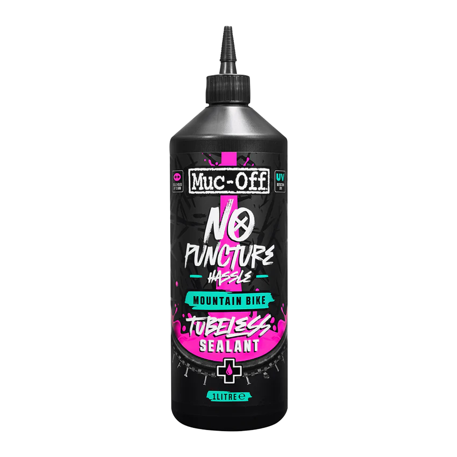 Muc-Off No Puncture Hassle Kit Tubeless Sealant 1 Litre - Wheelbase | Price Match, FREE Postage over £50, Sale Section, Cycle To Work, 0% Finance.