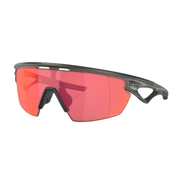 Oakley Sphaera Sunglasses Matte Grey Smoke Prizm Trail Torch Sunglasses