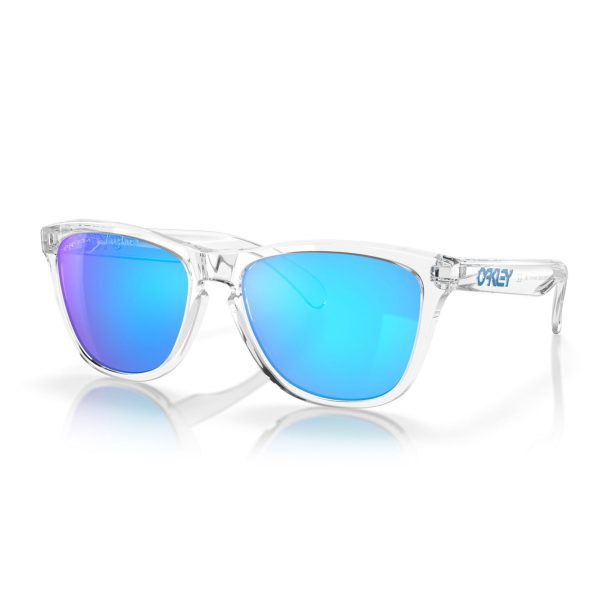 Oakley Frogskins Crystal Clear : Prizm Sapphire
