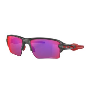 Oakley Flax 2.0 XL Sunglasses | Matte Grey Smoke / Smoke Prizm Road Lenses