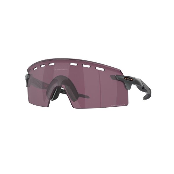 Oakley Encoder Strike Vented : Matte Grey Smoke : Prizm Road Black Lens