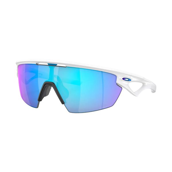 Oakley Sphaera : Matte White : Prizm Sapphire Polarized Lens