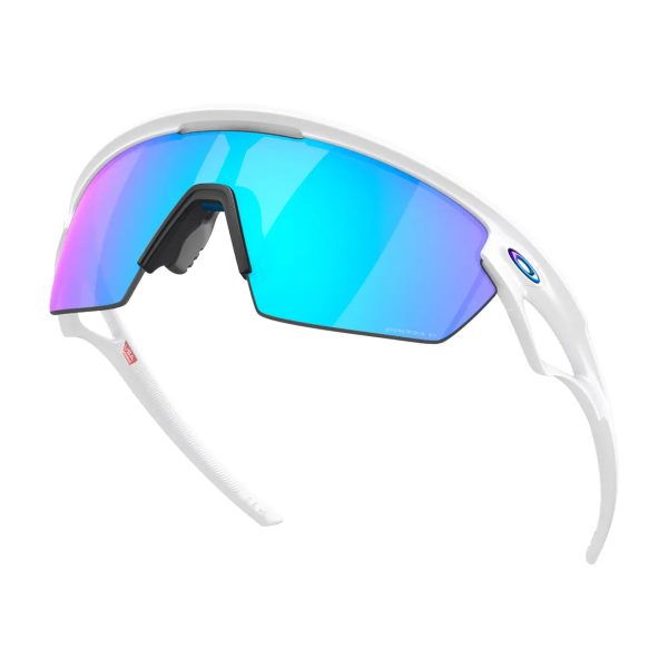 Oakley Sphaera : Matte White : Prizm Sapphire Polarized Lens