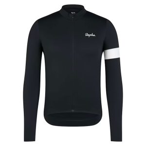 Rapha Core Thermal Long Sleeve Cycling Jersey | Black