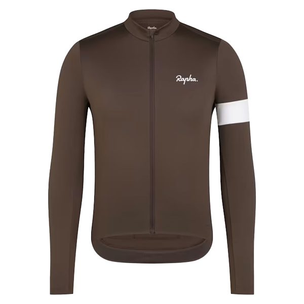 Rapha Core Thermal Long Sleeve Jersey : Coffee : Large