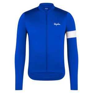 Rapha Core Thermal Long Sleeve Cycling Jersey | Blue